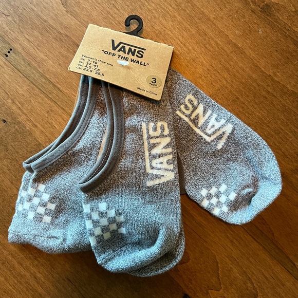 Vans Accessories - Vans Off the Wall 3 pack of socks. NWT